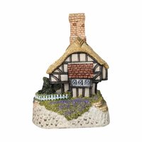 1993 David Winter Cottage "Plum Cottage" | with COA and Original Box | Vintage Collectible