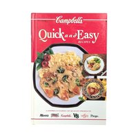 Vintage Campbell's Cookbook Pair - 1990s Simply Delicious & Quick and Easy Recipes - Classic Soup Dishes - Gift for Home Cook