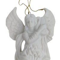 Vintage Angel Christmas Lot, Porcelain Cherub Figurine, Angel Ornament, Midwest Angels, Holiday Decor, Angel Collector Gift