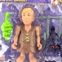 Mattel Flintstones Toy Set, Betty & Bamm-Bamm, Lawn Mowing Barney, New in Package, Vintage Collectibles
