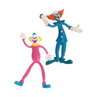Vintage Clown Collection, Ceramic, Plastic, Resin Clown Figurines, Ornaments, Bells, Japan Clown Vase, Bendable Clowns, Clown Tile
