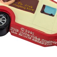 2001 Kurt Adler Coca-Cola Ornament Set, 4 Piece, Truck and Car Ornaments, Collectible Christmas Decor