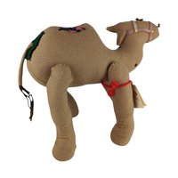 Vintage Plush Camel Pair: Gund Lumpy Camel & 1940s Handmade Camel, Collectible Plush Toys, Vintage Toys, Gift for Collectors, Camel Lovers