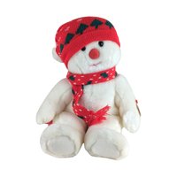 Vintage Christmas Plush Lot, Russ Snowbeary, Hallmark Teddy Mittens, Ty Snowboy, Holiday Plush Toys, Gift for Christmas Lovers