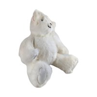 Vintage White Teddy Bears, Joan Chesney Jointed Bear, Berkeley Designs Floral Bear, Collectible Plush Toys, Gift for Collector