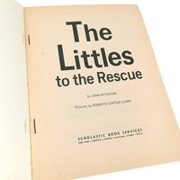 Vintage 1968 The Littles to the Rescue Book Scholastic Softcover Illustrated Children's Storybook Gift for Kids Nostalgic Reading