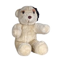 Vintage Chosun 13" Plush Bear with Blue Hat - Soft, Cuddly, and Collectible