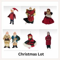 Vintage Christmas Ornament: Doll Head Caroler, Angel, Dept. 56 Santa, Elf - Holiday Decor, Your Choice