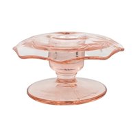 Vintage Decor Lot, Cream Bowl, Pink Glass Candlestick, Napcoware Egg Vase, 1950s Decor, Gift for Collector