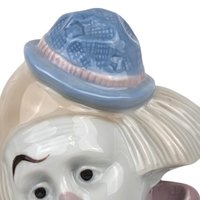 Vintage Meico Porcelain Sad Clown Figurine, Pierrot Clown, Collectible Clown, Sad Clown Decor, Unique Gift
