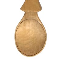 1999 Koctpoma Hand Carved Wooden Spoon, Russian Folk Art, Musician Spoon, Accordion Player, Collectible Spoon, Kitchen Decor