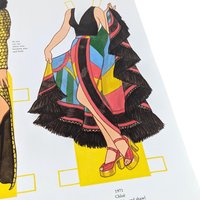 1995 Great Fashion Designs of the Seventies Paper Dolls, Tom Tierney, Complete Set, Vintage Paper Dolls, Gift for Collector