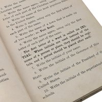 1899 Hoenshel's Language Lessons & Elementary Grammar Book, Antique Schoolbook, Vintage Educational Book, Gift for Teacher