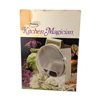 Vintage 1970s Popeil's Kitchen Magician Food Shredder/Slicer, Unused Retro Kitchen Gadget, Collectible Kitchenalia, Gift for Vintage Cook