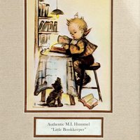 Vintage Hummel Prints Set, 1981 Framed Hummel Art, Honey Lovers, Mother's Helper, Little Bookkeeper, Collectible Hummel