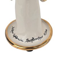 2001 Blue Sky Clayworks Heather Goldminc "Harmony" Candle Holder, Vintage Ceramic Figurine, Home Accent