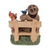 Vintage Flambro 3" Emmett Kelly Jr. Feeding Birds Figurine, Ceramic Clown, Collectible Figurine, Gift for Bird Lover, Circus Decor