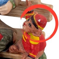 Vintage Flambro 3" Emmett Kelly Jr. Feeding Birds Figurine, Ceramic Clown, Collectible Figurine, Gift for Bird Lover, Circus Decor