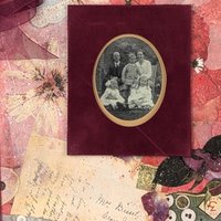 2001 New Seasons Victorian Family Keepsake Memory Book, 12x12 Photo Album Scrapbook, Holds Variety of Photos, Vintage Memory Book