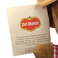 Vintage Teddy Bear Pair, America Wego Denim Bear, 1985 Dakin Del Monte Bear, Collectible Plush Toys, Gift for Kids
