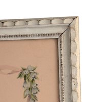 Vintage Framed Print, Southern Belles Art, Ladies in Gowns, Decorative Wall Art, Cream Wooden Frame