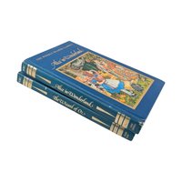 1983 Weekly Reader Classics Alice in Wonderland & Wizard of Oz Hardcover Books, Vintage Children's Literature, Illustrated Books