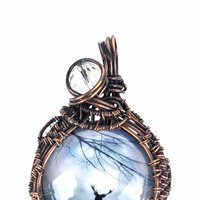 Copper Wire Wrapped Moose Pendant | Handmade Artisan Jewelry | Nature-Inspired Necklace | Unique Gift for Wildlife Lovers