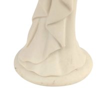 Vintage Bisque Porcelain Lady Figurine, Elegant Dress & Wide Hat, 10 Inch Tall, Classic Home Decor, Gift for Her