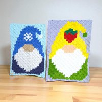 Crochet Gnome Wall Hangings: January & September Decor
