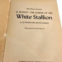 1961 Walt Disney's White Stallion Book, Rutherford Montgomery, Vintage Children's Literature, Horse Lover Gift, Collectible Disneyana
