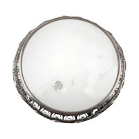 Vintage BMF Germany Floral Tile Tray: Hand-Painted Porcelain Centerpiece