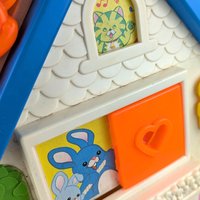 Vintage Fisher-Price Musical Activity Center Crib Toy - 1970s Nursery Decor