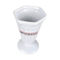 Vintage Smuckers Ceramic Ice Cream Cups: Collectible Sundae Dishes, Set of 4