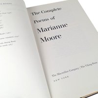 Vintage Marianne Moore: Complete Poems, 1967 Hardcover with Dust Jacket
