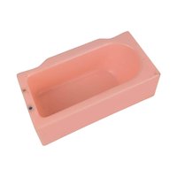 Vintage 1950s Renwal Dollhouse Bathroom Set - Pink Plastic 1:16 Scale Miniatures