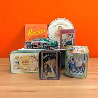 Vintage Decorative Tin Choice: Advertising & Collector Replica Metal Containers