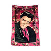 Vintage Elvis Tapestry, 52x34", Music Memorabilia, Rock and Roll Decor, Gift for Elvis Fan, Wall Hanging