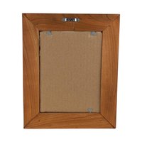 Vintage Framed Hummel Cross Stitch: "It Looks Like Rain" Handmade Wall Decor