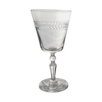 Etched Rock Sharpe Jefferson Water Glasses - Mid-Century Barware, Set of 5