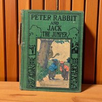 Vintage 1935 Peter Rabbit Jack the Jumper Hardcover: Linda Stevens Almond Illustrated Childrens Book