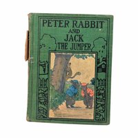 Vintage 1935 Peter Rabbit Jack the Jumper Hardcover: Linda Stevens Almond Illustrated Childrens Book