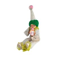 Vintage Musical Clown, Shelf Sitter, Marianne's Musical Menagerie, Karousel Kuston, Clown Decor, Collectible Clown