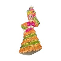 Vintage Little Dancer Flamenco Dancer Glass Ornament: Made in Germany