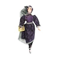 Vintage Kingstate Porcelain Harlequin Doll: 17.5" Collectible Jester