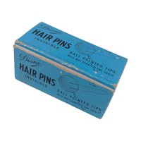 Vintage Diane Hair Pins: Original Box, Made in France, Ball Pointed Tips