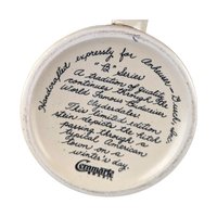 1986 Budweiser Holiday Stein: Clydesdale Horses Christmas Town Scene