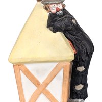 Vintage Emmett Kelly Jr. Clown Lamp Nightlight: Ceramic Circus Decor