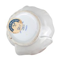 Vintage Limoges Porcelain Bird Baskets: Cardinal & Blue Jay Pair