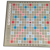 Vintage 1953 Scrabble Game: Selchow & Righter, Missing 1 Tile, Instructions Inside Box