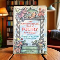 Vintage 1983 Children's Poetry Book: Random House, Illustrated by Arnold Lobel